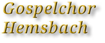 Gospelchor-Hemsbach